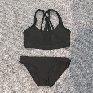 Lululemon dark green bathing suit
